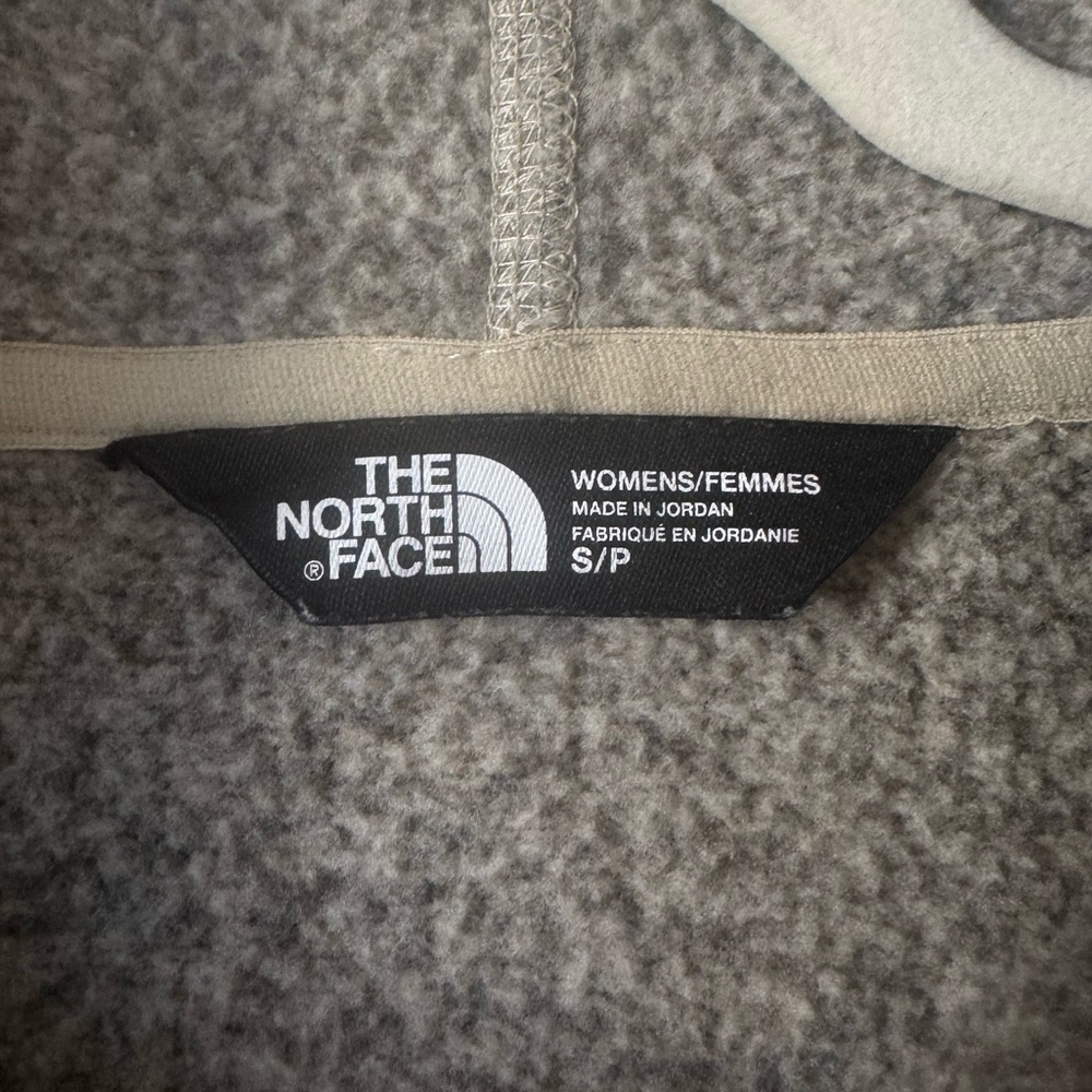 The North Face Crescent Sunset Full-Zip Fleece Jacket in Oatmeal - Size S - Picture 13 of 14